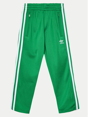 adidas adidas Dressipüksid Firebird IY9804 Roheline Regular Fit