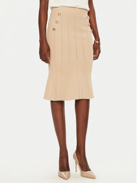 Marciano Guess Marciano Guess Spódnica midi 5RGD07 5810Z Beżowy Regular Fit