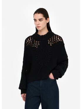 Liu Jo Liu Jo Sweter MF5442MA93O22222 Czarny Regular Fit