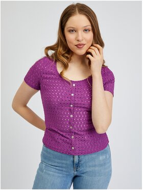 Orsay Orsay Koszula 155069458000__XS Fioletowy Regular Fit