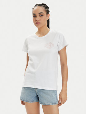Lee Lee T-Shirt 112350224 Biały Slim Fit