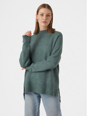 Vero Moda Vero Moda Sweter 10269229 Zielony Regular Fit
