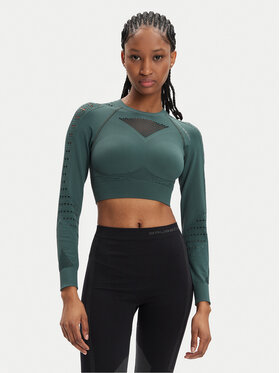 Brubeck Brubeck Tehnička majica LC1002W Zelena Slim Fit