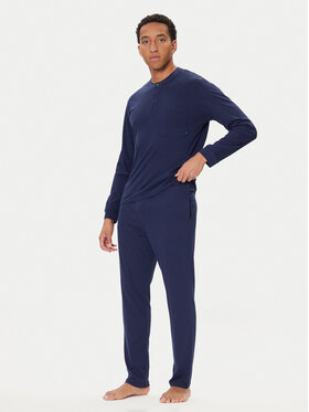 United Colors Of Benetton United Colors Of Benetton Pyžamo 3VD04P02W Tmavomodrá Regular Fit