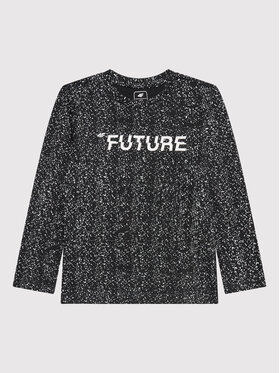 4F 4F Bluză HJL22-JTSML003 Negru Regular Fit