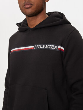 Tommy Hilfiger Jopa Chest Stripe MW0MW36737 Črna Regular Fit