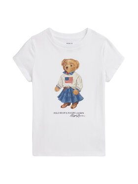 Polo Ralph Lauren Polo Ralph Lauren Тишърт 312A98403001 Бял Regular Fit