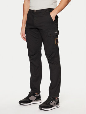 Aeronautica Militare Aeronautica Militare Szövet nadrág 242PA1629CT3400 Fekete Regular Fit