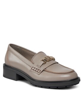 Tommy Hilfiger Tommy Hilfiger Nizki čevlji Hardware Loafer FW0FW07765 Bež