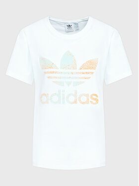 adidas adidas T-shirt Trefoil HL6605 Bijela Regular Fit