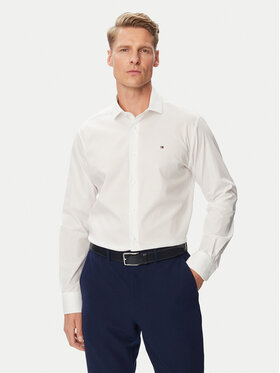 Tommy Hilfiger Tommy Hilfiger Krekls MW0MW45307 Balts Regular Fit