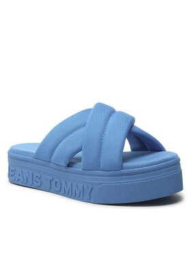Tommy Jeans Tommy Jeans Nazouváky Fltrm Sandal EN0EN02116 Modrá