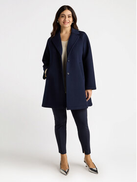 Fiorella Rubino Fiorella Rubino Cappotto invernale 0818L000043N0Z4 Blu A-Line Fit