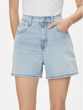Tommy Jeans Tommy Jeans Farmer rövidnadrág DW0DW17645 Kék Mom Fit
