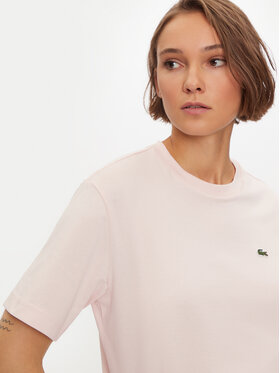 Lacoste T-shirt TF7215 Ružičasta Loose Fit