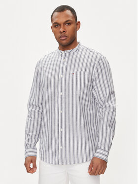Tommy Jeans Tommy Jeans Košile Mao DM0DM18960 Modrá Regular Fit