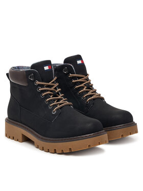 Tommy Hilfiger Tommy Hilfiger Зимни обувки T3X5-35280-0296A695 S Черен