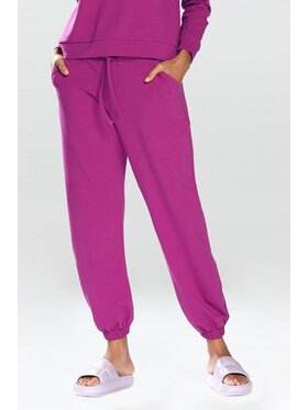 DKaren Sport DKaren Sport Spodnie dresowe Wenezja Różowy Classic Fit
