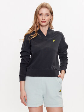 Lyle & Scott Lyle & Scott Blúzka Pigment Dye Henley MLW1803V Čierna Regular Fit