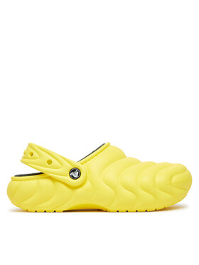 Crocs Crocs Klapki Classic Lined Overpuff Clog 210059 Żółty
