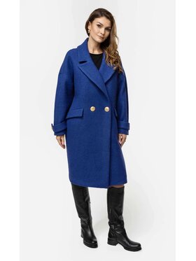 Luisia Luisia Płaszcz STELLA Granatowy Classic Fit