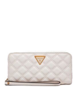 Guess Guess Голям дамски портфейл Giully (QA) Slg SWQA87 48460 Екрю