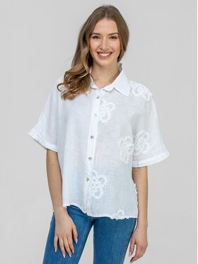 Perso Perso Blúzka CHCE265028F Biela Regular Fit