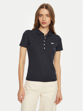 Guess Guess Polo W5RP47 KARS2 Granatowy Regular Fit