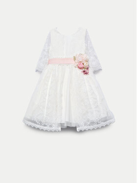 Abel & Lula Abel & Lula Elegantes Kleid 5041 Écru Regular Fit