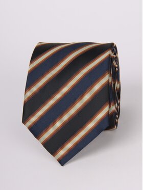 LARS LARS Krawat P3524 Granatowy