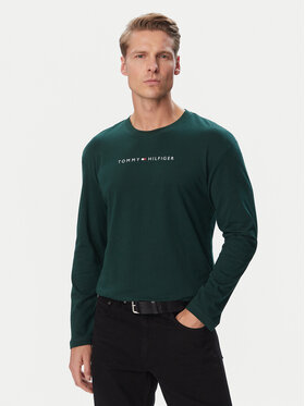 Tommy Hilfiger Tommy Hilfiger Longsleeve UM0UM04014 Grün Regular Fit
