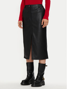 JDY JDY Műbőr szoknya Alexa 15330385 Fekete Slim Fit