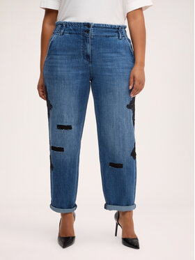 Fiorella Rubino Fiorella Rubino Jeansy P430T205434N024 Niebieski Boy Fit