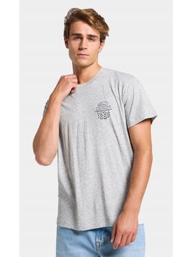 Lee Lee T-Shirt Relaxed Tee Szary Relaxed Fit