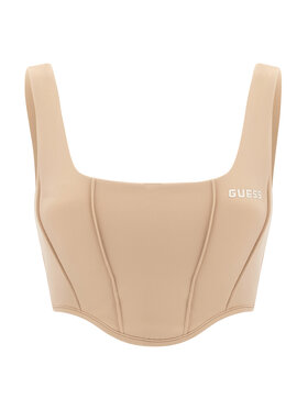 Guess Top Brigit V3GP02 MC04Z Bež Slim Fit