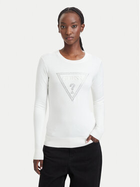 Guess Guess Sweater W6YR28 Z0976 Krém Regular Fit