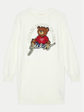 Guess Guess Φόρεμα υφασμάτινο J4BK12 Z3GS0 Εκρού Comfort Fit