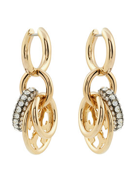 Tory Burch Uhani Miller Pave Interlocking Earring 160179 Zlata