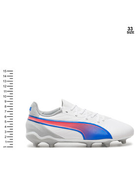 Puma Čevlji Za Nagomet KING MATCH FG/AG Jr 108048 Bela