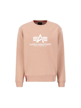 Alpha Industries Alpha Industries Bluza Basic Sweatshirt Koralowy Regular Fit