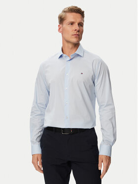 Tommy Hilfiger Tommy Hilfiger Marškiniai MW0MW43749 Mėlyna Slim Fit