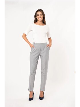 QUIOSQUE QUIOSQUE Dámské kalhoty 3SC001 Šedá Regular Fit