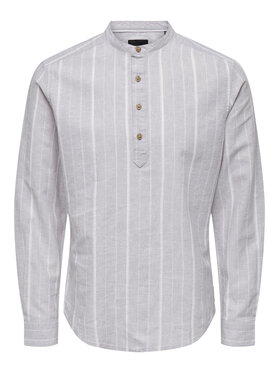 Only & Sons Only & Sons Košeľa 22025121 Sivá Slim Fit