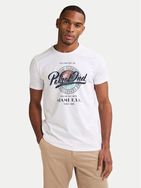 Petrol Industries Petrol Industries T-shirt M-1050-TSR602 Bijela Regular Fit