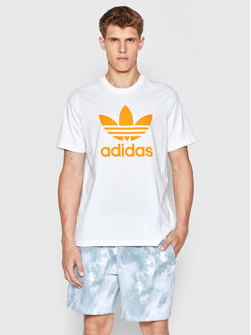 adidas adidas T-Shirt adicolor Classics Trefoil HE9510 Biały Regular Fit