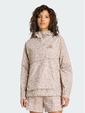 adidas adidas Wiatrówka 161800 Beżowy Loose Fit