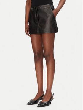 JJXX JJXX Rock aus Kunstleder Selma 12271904 Schwarz Slim Fit