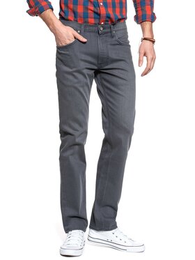 Lee Lee Jeansy DAREN ZIP FLY Szary Straight Fit
