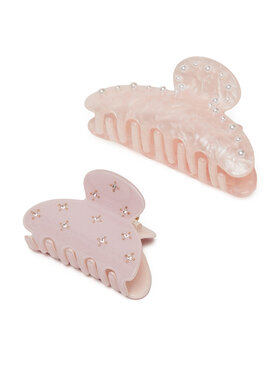 Pieces Pieces Set 2 agrafe de păr Pclala 2-Pack Hairshark 17156122 Roz