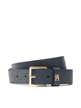 Tommy Hilfiger Tommy Hilfiger Damengürtel Th Square 3.0 Monogram AW0AW14240 Dunkelblau